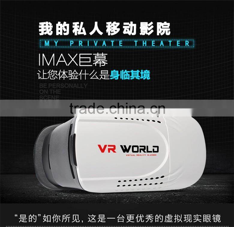 2016 Super hot For phone cardboard VR glasses world headset Box case
