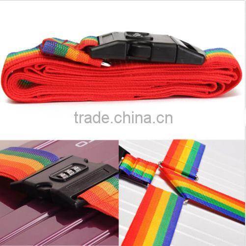 2M Adjustable Quick Release Buckle Nylon Luggage Suitcase Packing Strap Belt New