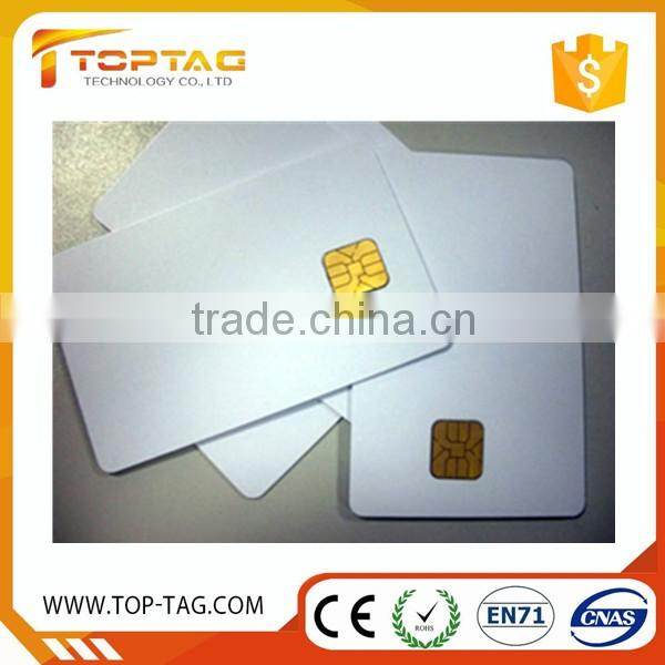 Printable SLE4442 Blank White Contact IC Card