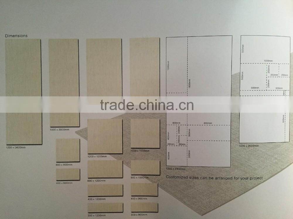 Wood look series big size thin floor tile