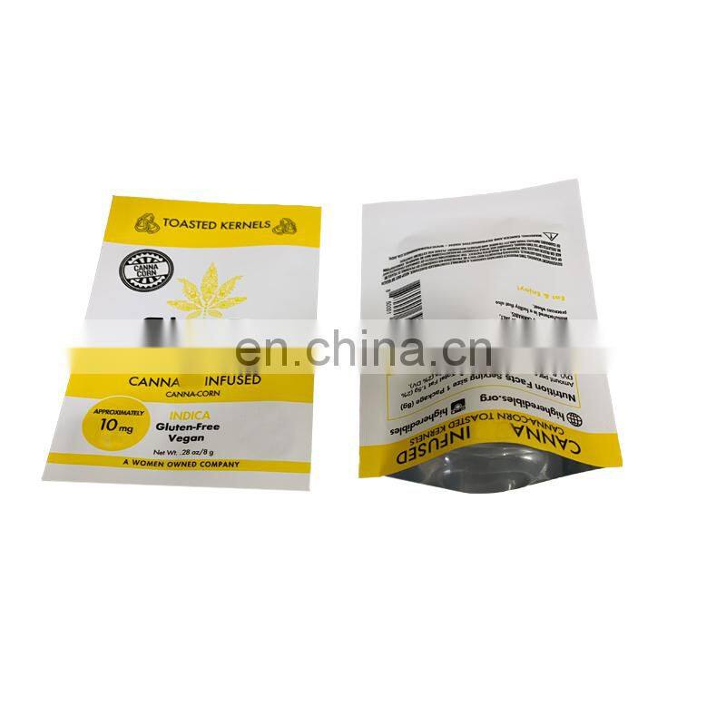 front window matte printed recyclable sealed pack 30g 10g 20g food supplement package bag