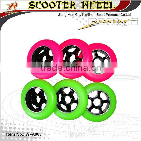 high end metal core pu wheel for pro scooter