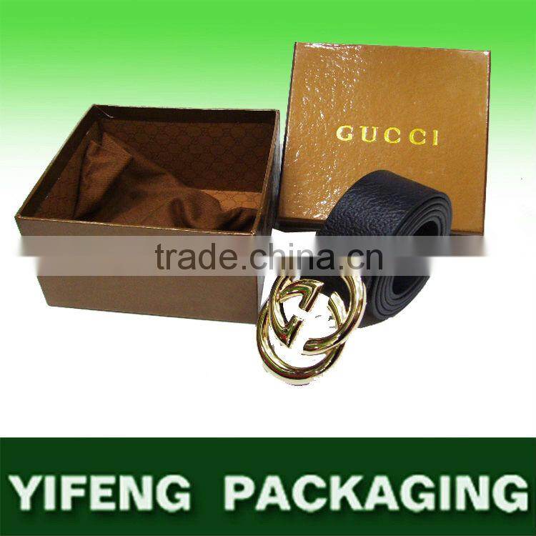 Custom Logo Packaging Leather Belt Boxes For Belt Packaging