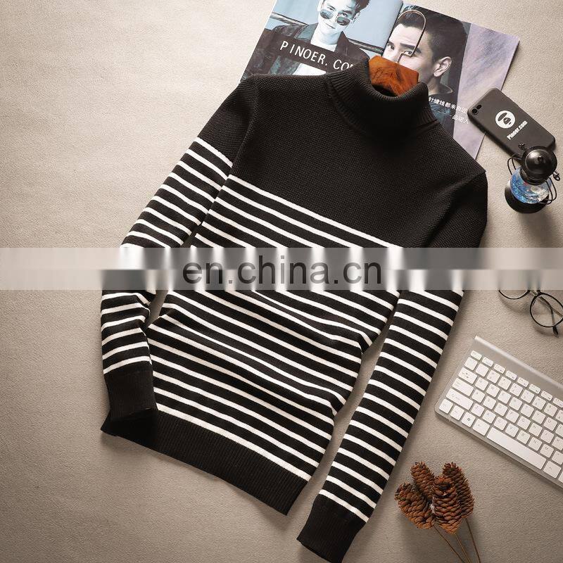 Factory direct sale fashion pullover fashion men's turtleneck sweater