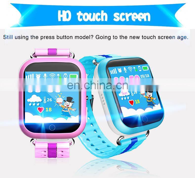 Kids gps watch gadget 2019 smart Bracelet Q750 Q100 smartwatch phone SOS tracker GPS for Children