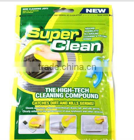 Super Clean High-Tech Cleaning Compound Computer Monitor Keyboard Dust Magic Slimy Gel