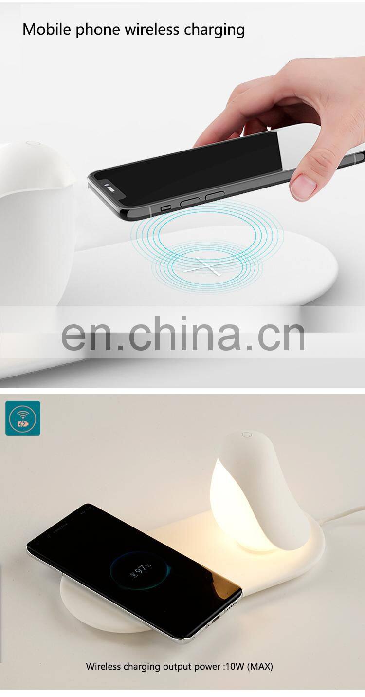 HUAYI Wholesale Cheap Price Simple Wireless Charging Smd 10w Indoor Bedroom Led Night Light