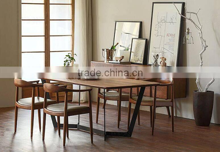 Simple design replica hans j wegner ox chair,hans wegner elbow chair dining chiars