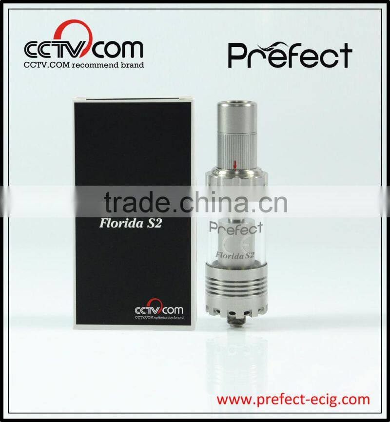 2015 hot selling PREFECT Florida S2 tank rba atomizer with OCC coils 0.5 ohm 1.2ohm vaporizer wholesale