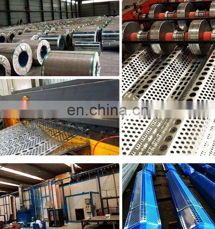 Factory direct sale perforated metal wind dust fence for port coast