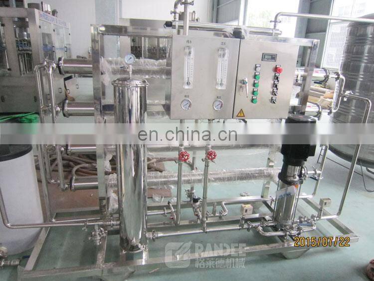 2000LPH potable ozone reverse osmosis packaged drinking water treatment system