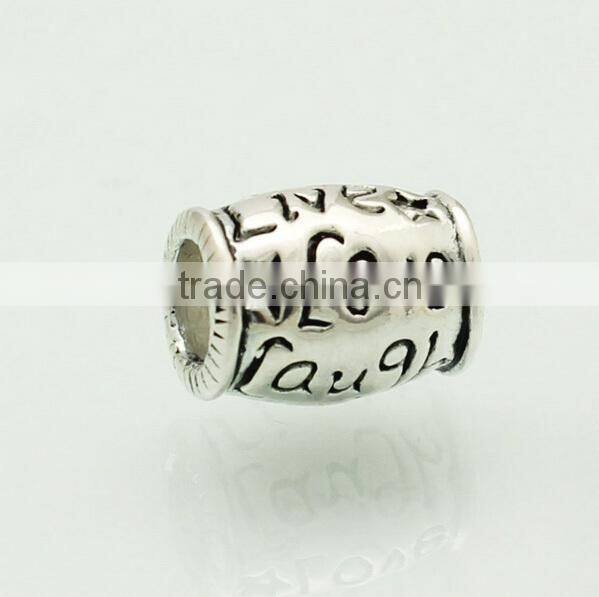 Mother's Day 925 sterling silver live love laugh star bead charms for European bracelet