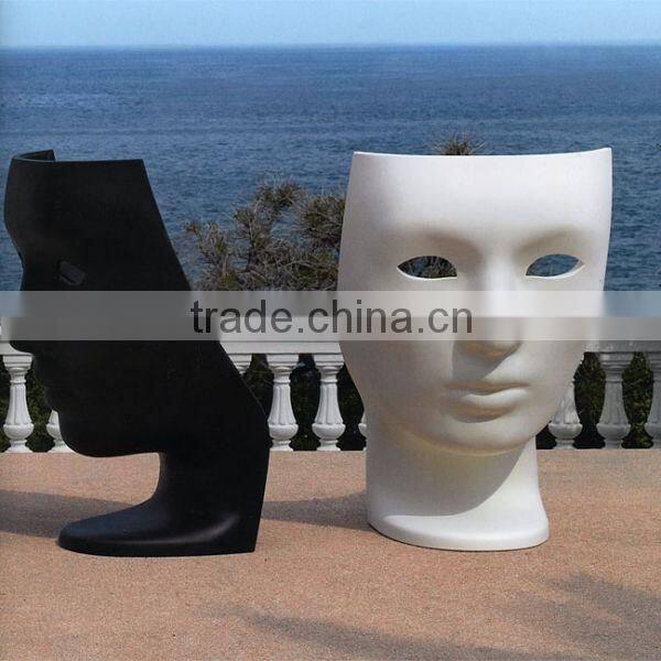new designer fiberglass Nemo mask chair