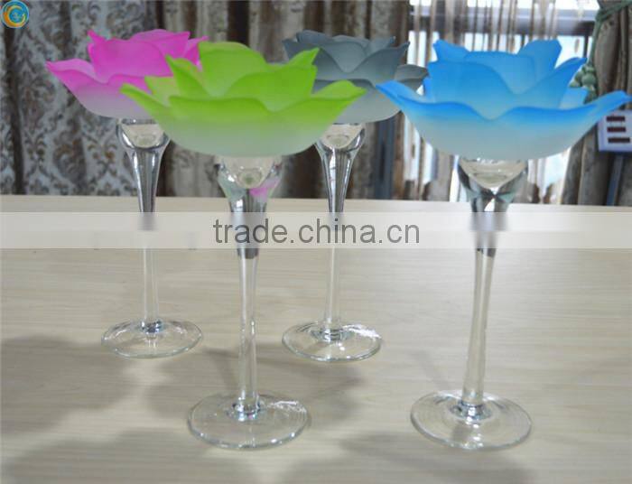 Diwali lotus flower tea light holders