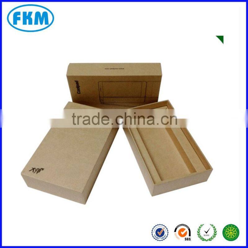 Made Your Own Design Customized Kraft Paper Cell Phone Box