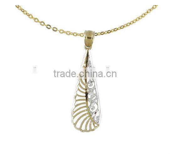 Wholesale Fashion Men's Stainless Steel Cable Inlay Cross Pendant Necklace