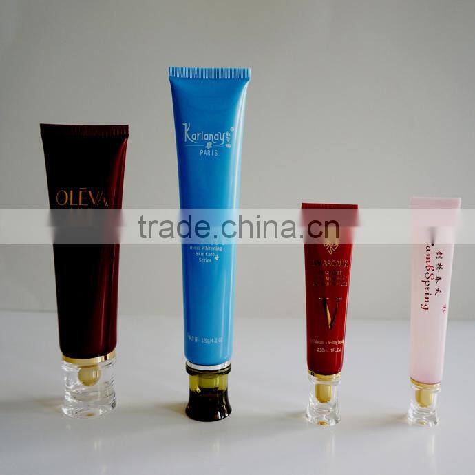 Cosmetic soft tube packing,facial foam/cream packaging