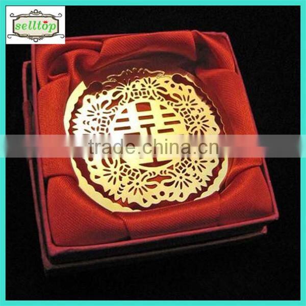 Hot sell butterfly engraved craft metal bookmarks