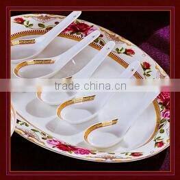 56 pcs new house ceramic and porcelain dinner plate set for family