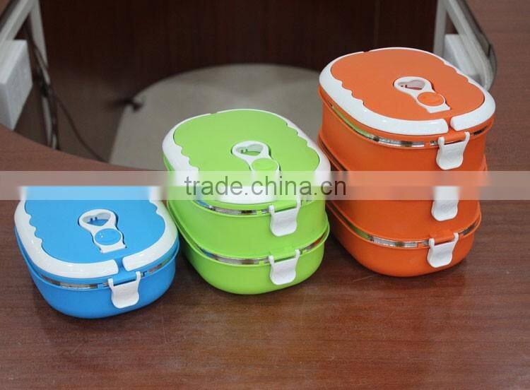 Kid Rectangular Insulated Stainless Steel Tiffin Lunch Box/ Thermos For Hot Food/Storage Box