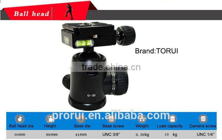 Fashionable cheap ball aluminum camera tripod wholesale with ball head for professional photography