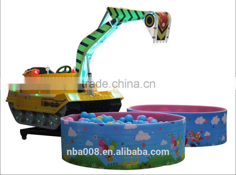 QH-E007 new product amusement rides kids excavator toy for sale