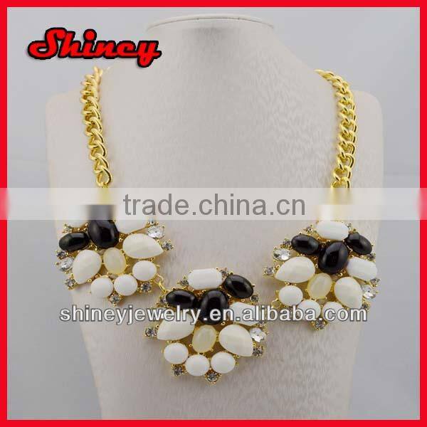 red crystal paved alloy crown nice necklace