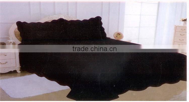 China made cotton soft bedding cheap embossed ultrasonic quilt