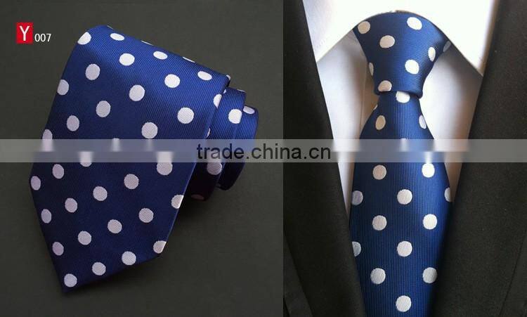 100% Silk Man's Dot Solid Tie Causual Business Wedding Party Luxury Necktie