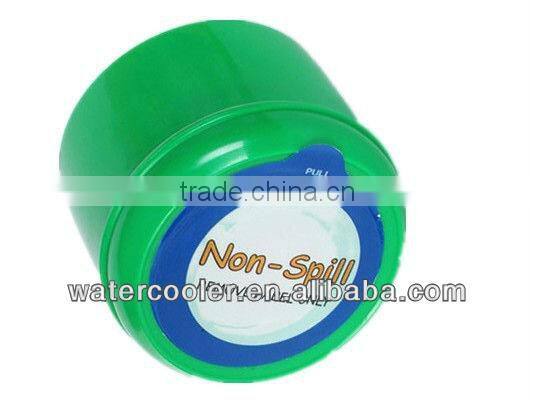 sealed pure & mineral water bottle green top stoppers