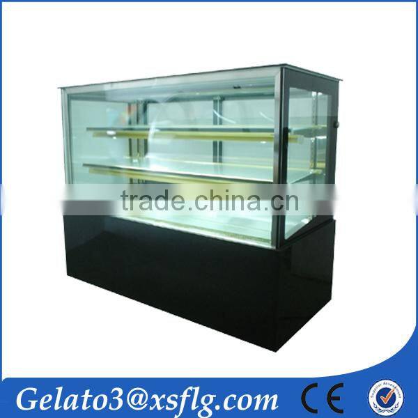 Performance high quality cheap cake showcase price
