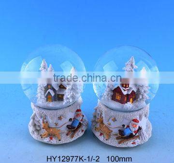 Polyresin Christmas waterball ,globeball