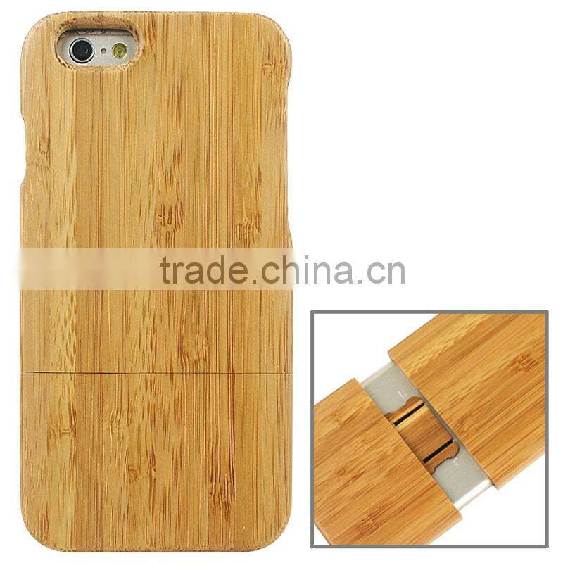 High Qulaity Detachable Bamboo Case for iPhone 6
