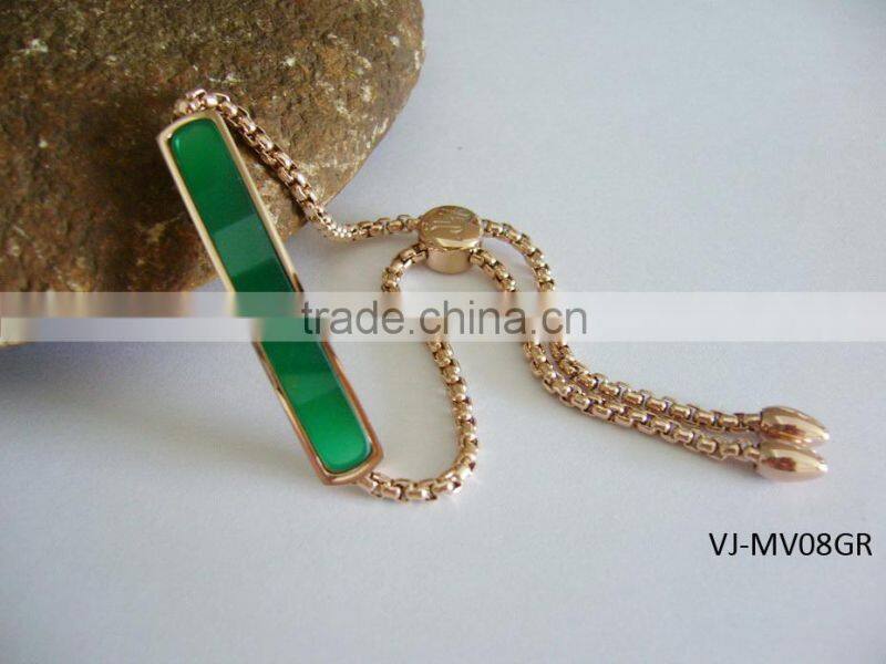 Latest Fashion Ladies Bracelet Beautiful Monica High End AAA Zircone Stone setting Bracelet Manufacture