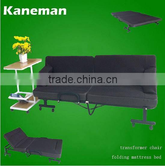 single space save folding mattress metal bed outdoor furniture