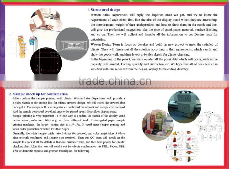 retail bookshop children textbook scorrugated cells floor display stand