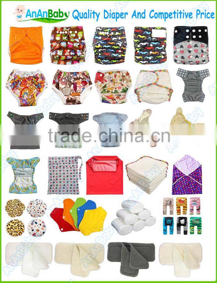 Cartoon Cloth Diapers for Bebe Diapers Manufacture
