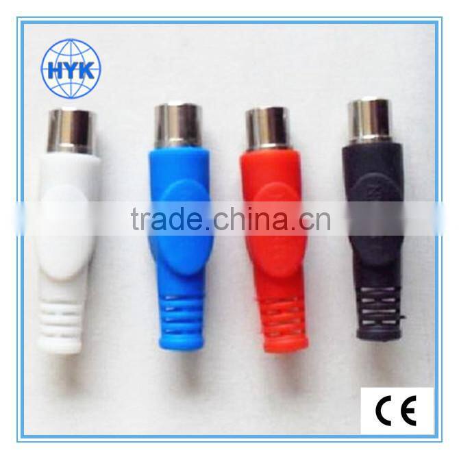 9.5mm TV plug/TV jack/angle type/coaxial connector screw type/audio & video plug