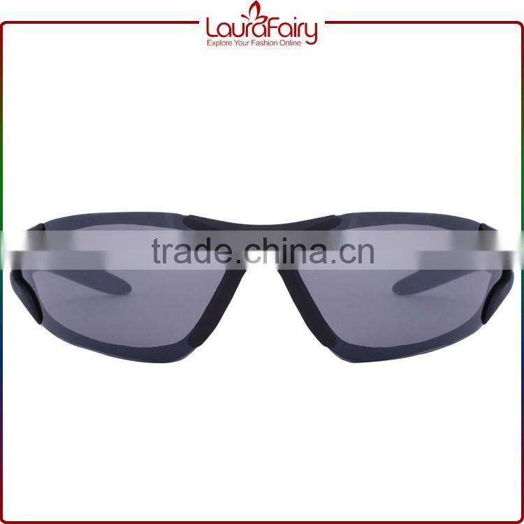Laura Fairy Italian Brand Name Windproof Cycling Half-Rim Black Temples Running Sunglasses