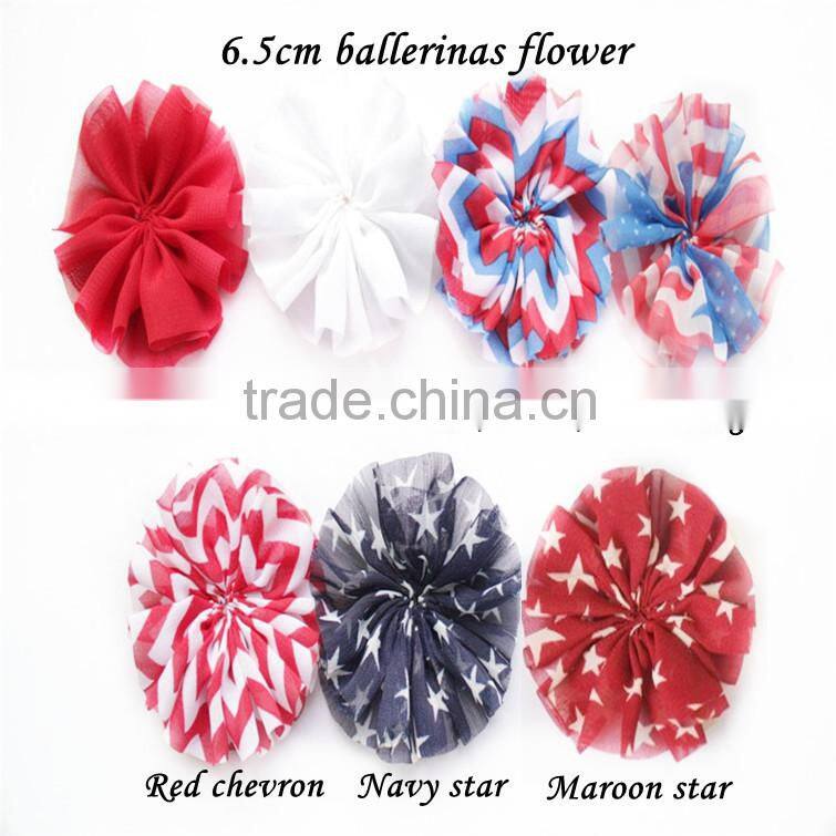 Independence Pretty decorative bows , cheap handmade high quality customize denim bowknots wholesale hair clips headband bow-tie