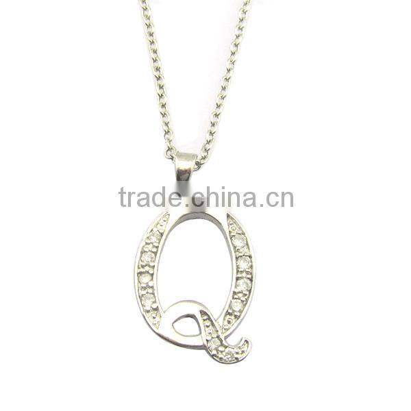 Hot Wholesale Silver Pendant Letter D Pendant