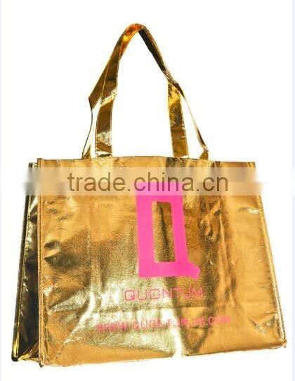 Silver Laminated Non-Woven reusable shopping bags