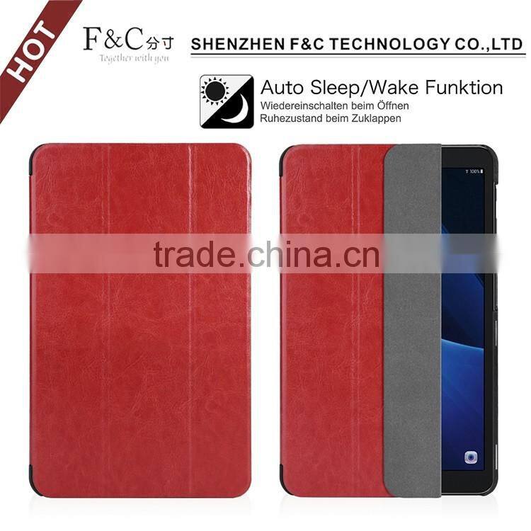 2016 new flip stand case Pu case for Samsung galaxy Tab A 10.1 T580