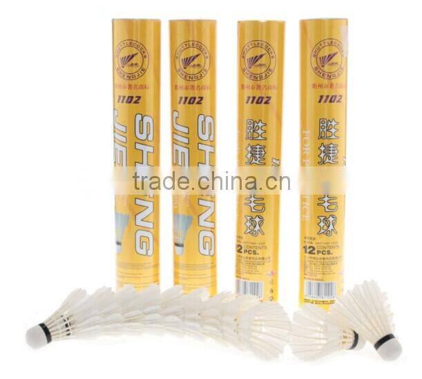 Goose Feather Shuttlecock Badminton For Training