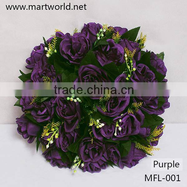 2016 artificial flower for wedding artificial flower Decorative rose bouquet for home,hotel,party,wedding decoration(MFL-001)