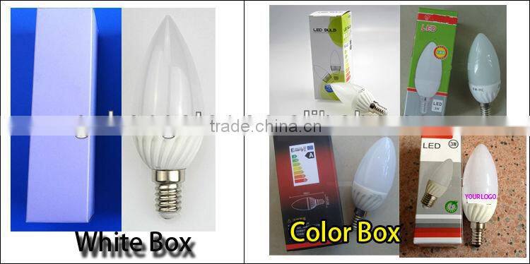 popular and cheap Silver/Gold smd 5630 e14 led candle bulb 5w