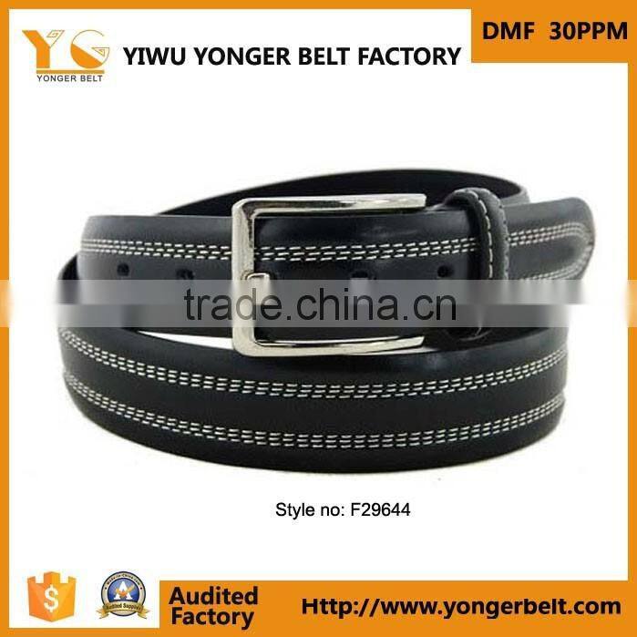 Fashion High Quality Newest style factory wholesale Custom Jeans Pu Man Belts Belt