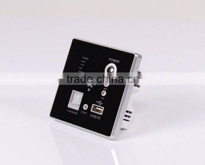 Wifi power socket with USB charging port LAN 3G port
