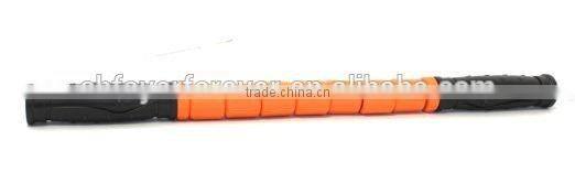 soft silicone spinning ball running muscle massage stick