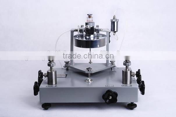 pressure gauge calibration vacuum dead weight tester